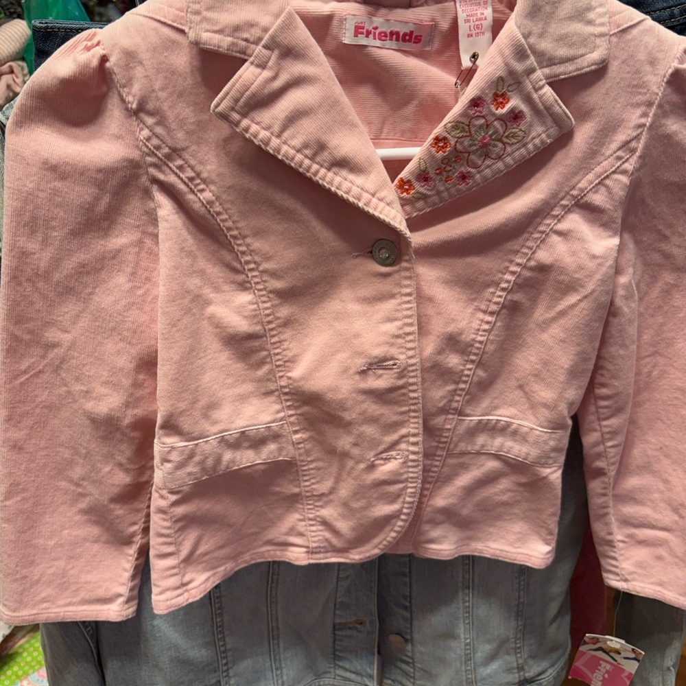 FRIENDS Light Pink Kids Blazer